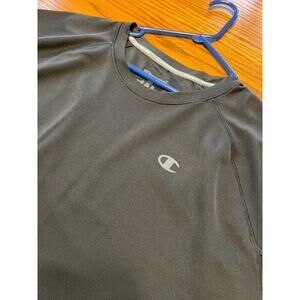 Champion Vapor crewneck short sleeve black knit T-shirt, men's 2XL